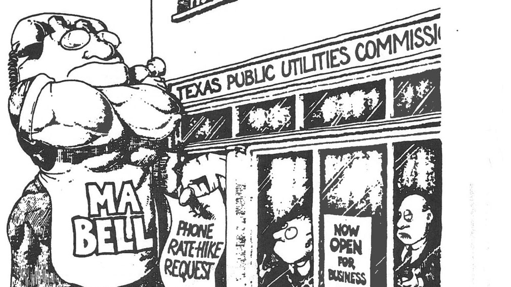 Political Cartoon of Ma Bell