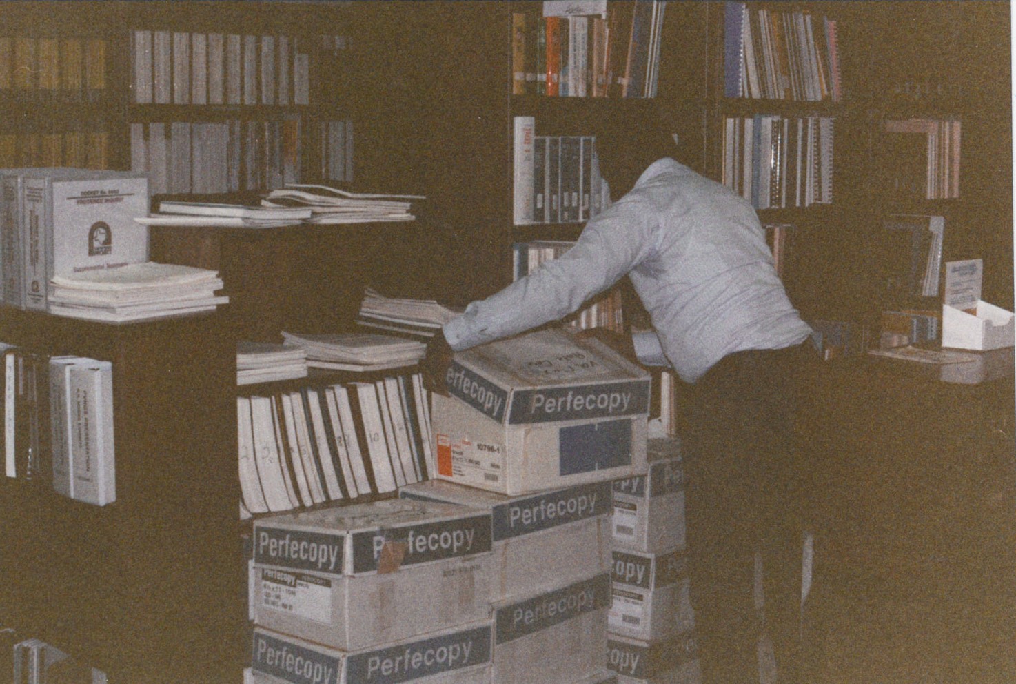 Here are boxes filled with thousands of pages for a Houston Lighting & Power filing.