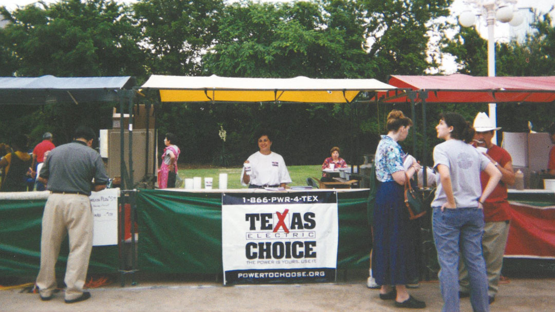 The PUCT spent a year educating Texans how to choose a retail electric provider and plan in preparation for competition beginning Jan. 1, 2002.