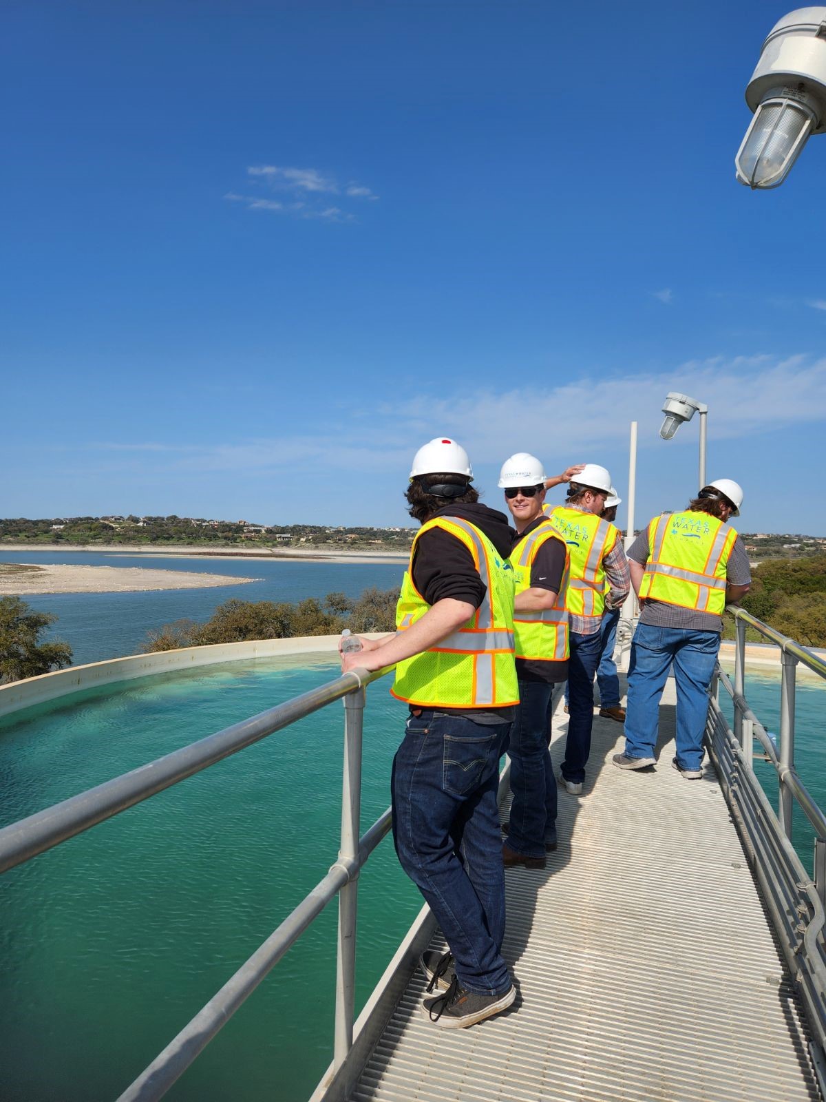 Economic regulation of investor-owned water utilities is a big part of the PUCT's mission. On-site visits for PUCT staff like this one at the Texas Water Company's Surface Water Treatment Plant at Canyon Lake are a good chance to better understand how these important facilities serve their communities.